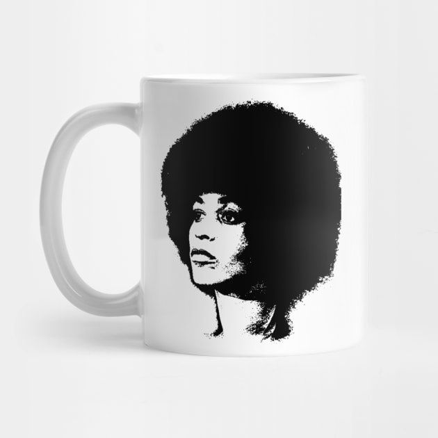 Angela Davis Pop Art Portrait by phatvo